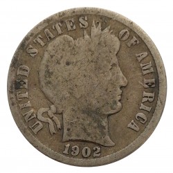 1902 - 1 dime, USA