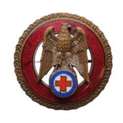 Slovenský Červený kríž, odznak po 10. ročnej vzornej službe, II. Stupeň, číslo 356, Slovenský štát