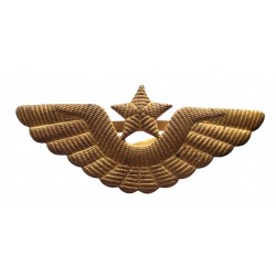 Dôstojník - doplnkový čiapkový odznak - letectvo, 1981 - 1992, Československo