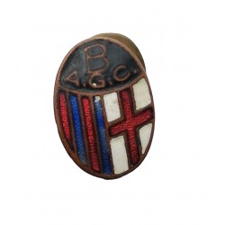 B A.G.C. (AGC Boloňa), G. Frosi, futbalový smaltovaný odznak, Taliansko