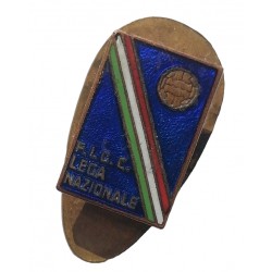 F.I.G.C. Lega Nazionale, S. Johnson, futbalový smaltovaný odznak, Taliansko