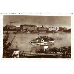 1936 - Bratislava, 105, čiernobiela fotopohľadnica, Československo
