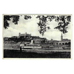 1933 - Bratislava, čiernobiela fotopohľadnica, Československo