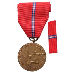 1964 - 20. výročie SNP, vyznamenanie, stužka, Československo