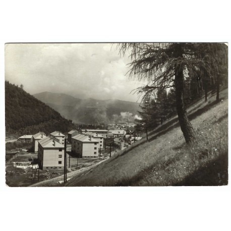 1955 - Krompachy, čiernobiela fotopohľadnica, Československo