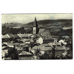 Bardejov, čiernobiela fotopohľadnica, Československo