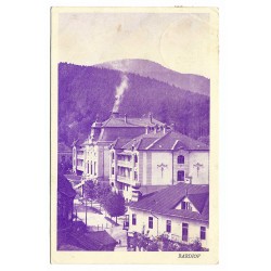 1930 - Barejovské kúpele, fialovobiela pohľadnica, Československo