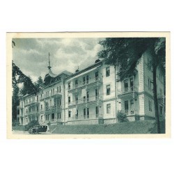 1935 - BARDEJOV. Kúpele, Pension Palace, čiernobiela pohľadnica, Československo