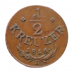 1/2 Kr 1816 B - František II. Rakúsko Uhorsko