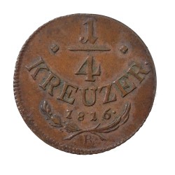 1/4 Kr 1816 B - František II. Rakúsko Uhorsko