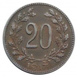 20 halier 1917, Karol I., Rakúsko - Uhorsko