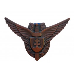 Slovenský vojenský letec, 1992, matný bronz, Mincovňa Kremnica, Československo
