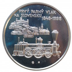 200 Sk 1998, 150. výročie príchodu prvého parného vlaku na Slovensko, BK, Slovenská republika (1993 - 2008)