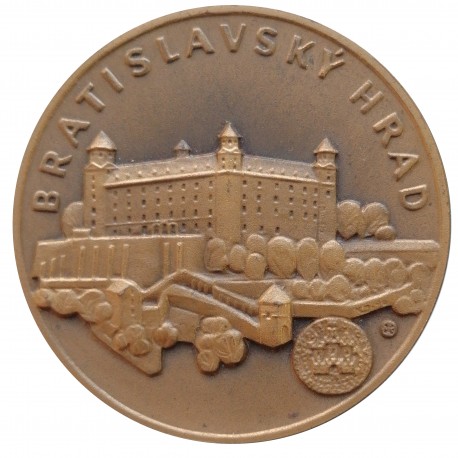 MOSR, Bratislavský hrad, Mincovňa Kremnica, BK, bronz, AE medaila, Slovenská republika