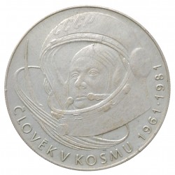 100 Kčs 1981, Človek v kozmu - J. A. Gagarin, J. Věneček, Československo (1960 - 1990)