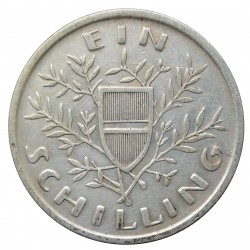 1925 - Ein Schilling, striebro, Rakúsko