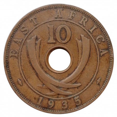 10 cents 1935, George V., East Africa