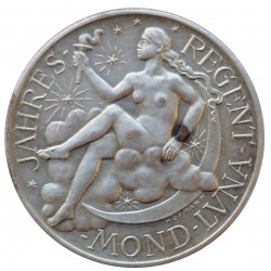1950 Kalendermedaillen, Mond, Wien, Hofmann, AE medaila, Rakúsko