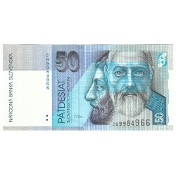 50 Sk 2002 C, Cyril a Metod, Slovenská republika, F