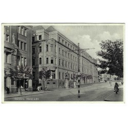1931 - Bratislava, Hlavná pošta, čiernobiela fotopohľadnica, Československo