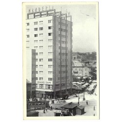 1935 - Bratislava, Námestie Republiky, čiernobiela fotopohľadnica, Československo