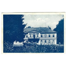 1928 - Bratislava, Železná studienka, modrobiela pohľadnica, Československo