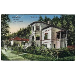1921 - Bártfafürdö, Bardejovské kúpele, kolorovaná pohľadnica, Československo