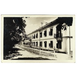1928 - Sliač kúpele, Hotel, čiernobiela fotopohľadnica, Československo