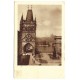 1927 - Praha, Staromestská veža, čiernobiela pohľadnica, Československo