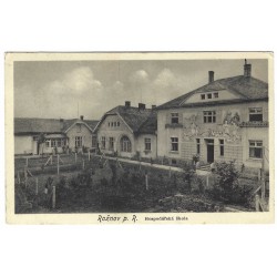 1926 - Rožnov pod Radhoštem, čiernobiela pohľadnica, Československo