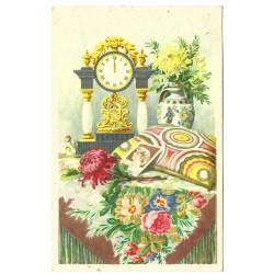 1931 - Nový rok, maľovaná pohľadnica, Československo