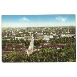 Prag, Ansicht vom Petřin, Praha, Pohľad z Petřína, maľovaná pohľadnica, krátka adresa