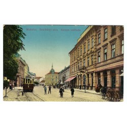 1913 - Miskolcz, Miškolc, kolorovaná pohľadnica, Rakúsko Uhorsko