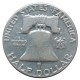 1951 half dollar, Franklin, Ag 900/1000, 12,50 g, USA