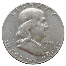 1952 half dollar, Franklin, Ag 900/1000, 12,50 g, USA