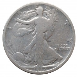 1917 half dollar, Walking Liberty, Ag 900/1000, 12,50 g, USA