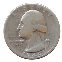 1944 quarter dollar, Washington, Ag 900/1000, 6,25 g, BK, USA