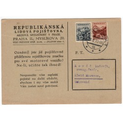 23. IX. 1941 Bratislava, lístok, celistvosť, Slovenský štát