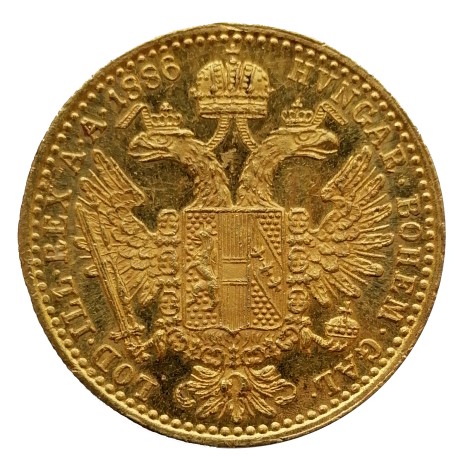 1886, dukát, František Jozef I., 3,49 g, Au 986/1000, Viedeň, Rakúsko - Uhorsko