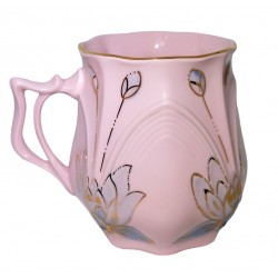 Šálka, Radka, Chodov, ružový porcelán (1)