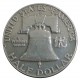 1960 D half dollar, Franklin, Ag 900/1000, 12,50 g, USA