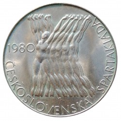 100 Kčs 1980, Československá spartakiáda 1980, L. Kozák, Československo (1960 - 1990)