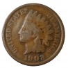 1 cent 1902 bronz, indián, USA