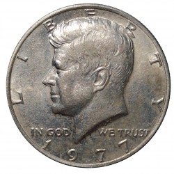 1977 half dollar, Kennedy, CuNi, USA