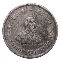 1869 - Jan Hus, k 500. výročiu narodenia, Palz, BK, AE medaila, Rakúsko - Uhorsko