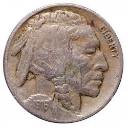 1916 - 5 cent, Buffalo Nickel, USA