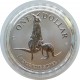 1996 - 1 dollar, 1 OZ, Ag 999/1000, Silver Kangaroo, Royal Australian Mint, BK, Austrália