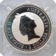 1998 - 2 dollars, 2 OZ, Ag 999/1000, Kookaburra, Perth Mint, PROOF, Austrália