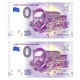 0 euro souvenir, Aurel Stodola, TUKE, 2018, postupka, Slovensko, EEBD002964/EEBD002965, UNC