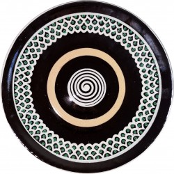 Plytký tanier so špirálou, Pozdišovská keramika, Československo